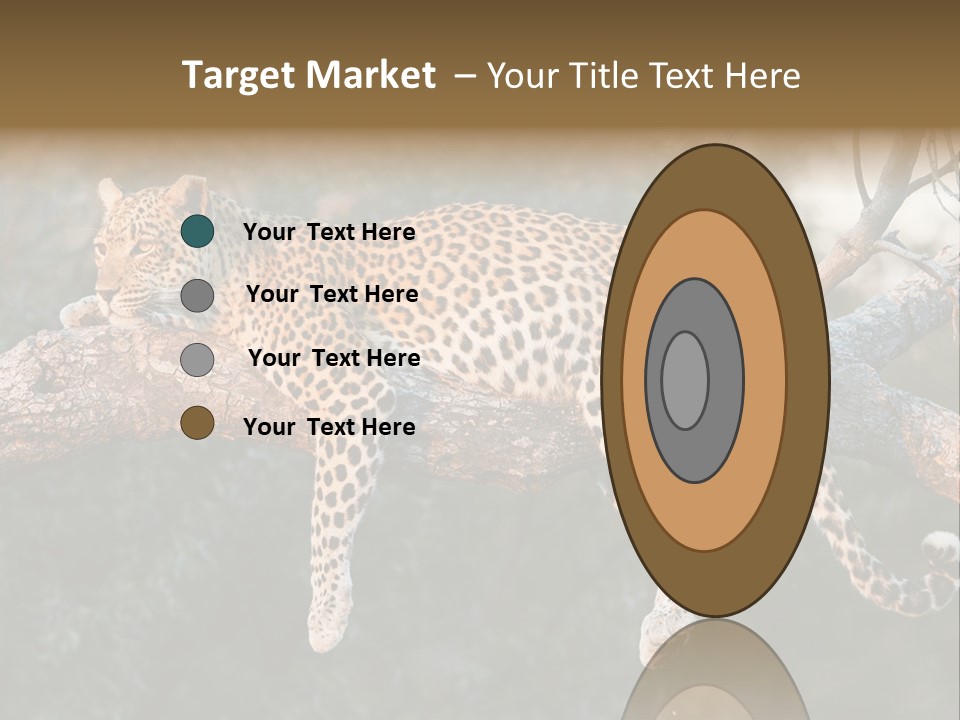 Botswana Well Fed Chitabe Camp PowerPoint Template