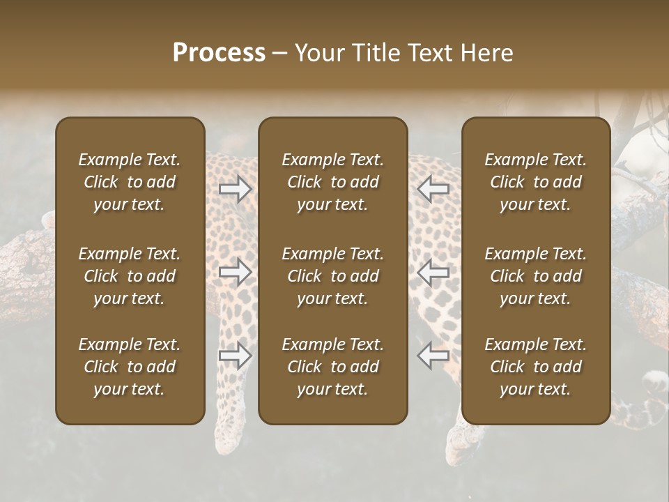 Botswana Well Fed Chitabe Camp PowerPoint Template