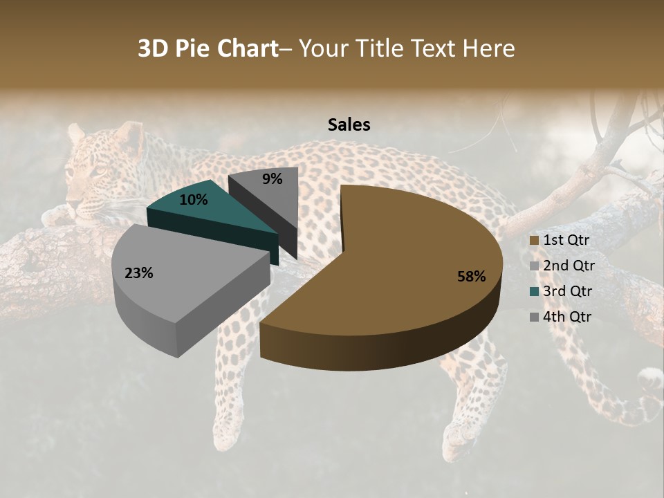 Botswana Well Fed Chitabe Camp PowerPoint Template