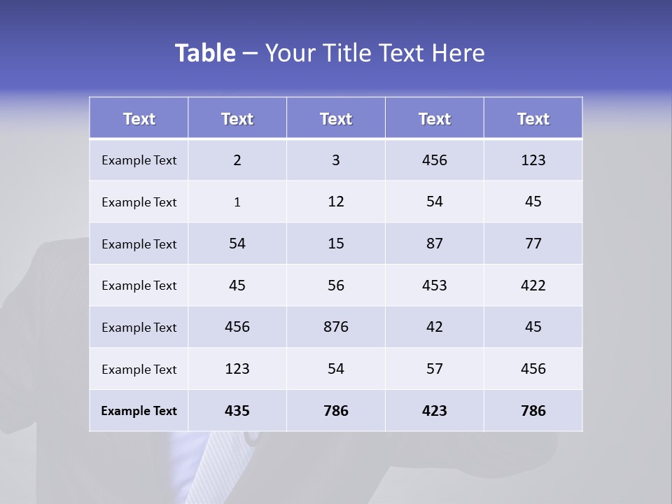 Male Head Isolated PowerPoint Template