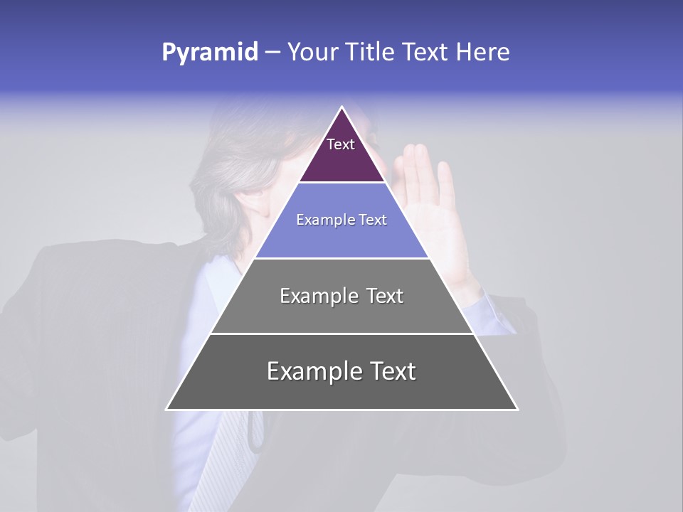 Male Head Isolated PowerPoint Template
