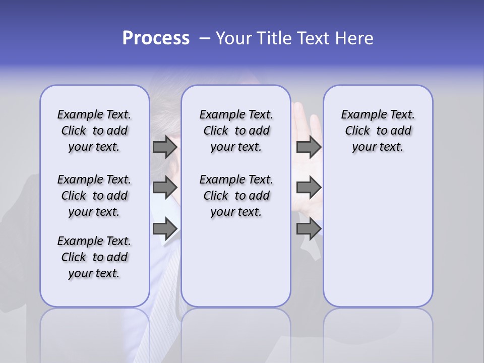 Male Head Isolated PowerPoint Template