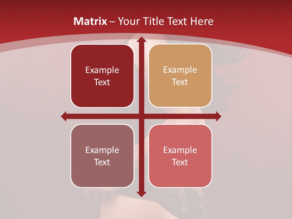 Girl Provocative Lady PowerPoint Template