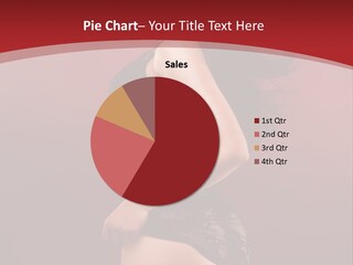 Girl Provocative Lady PowerPoint Template