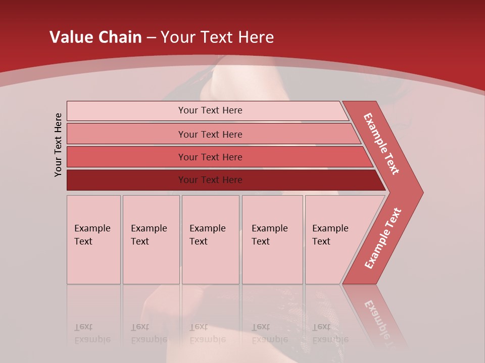 Girl Provocative Lady PowerPoint Template