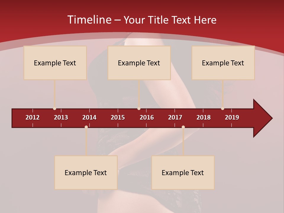 Girl Provocative Lady PowerPoint Template