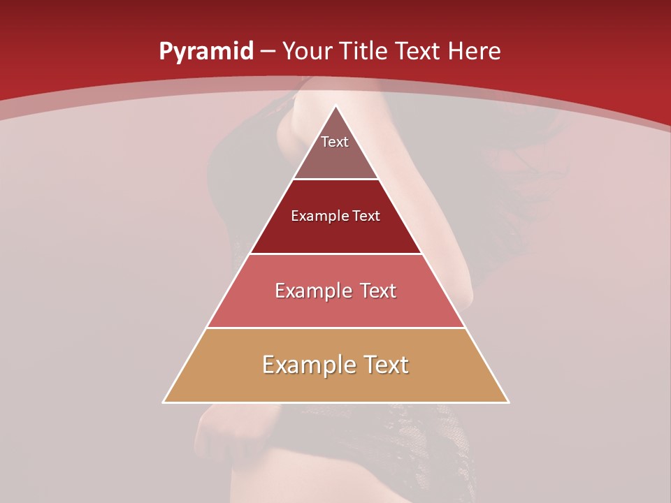 Girl Provocative Lady PowerPoint Template