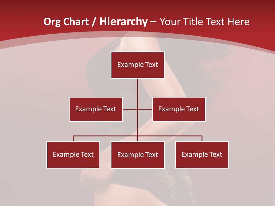 Girl Provocative Lady PowerPoint Template