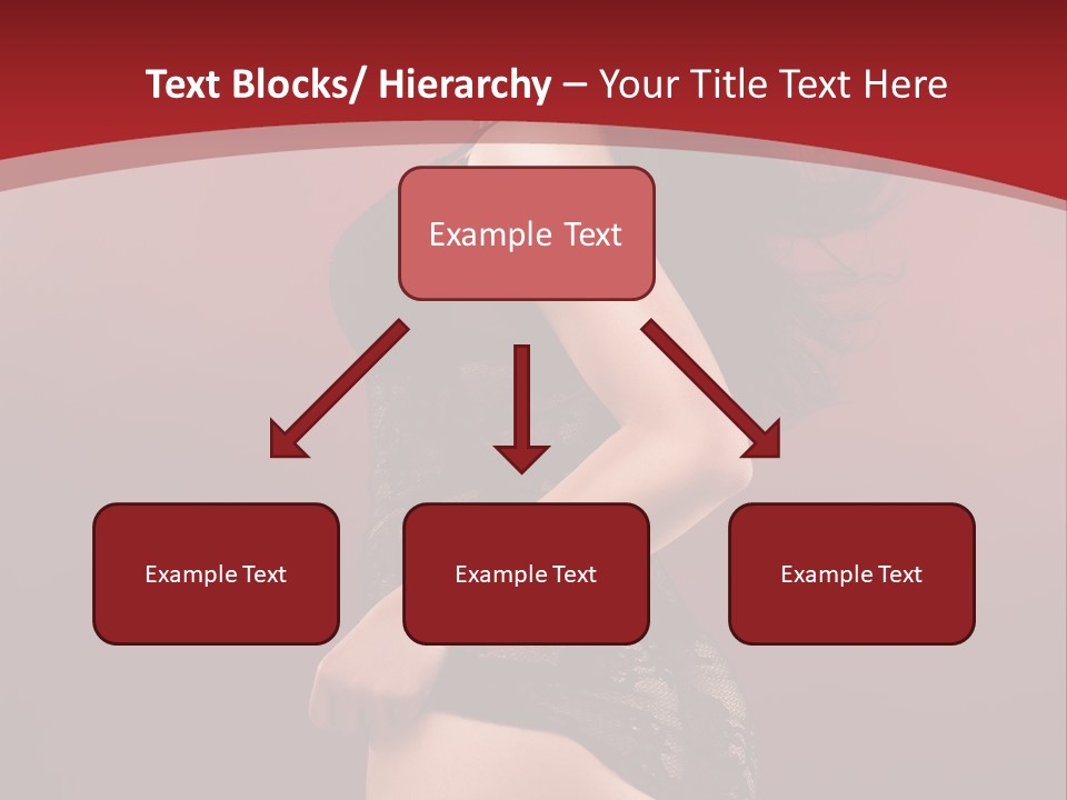 Girl Provocative Lady PowerPoint Template