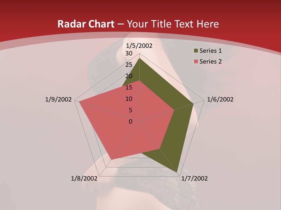 Girl Provocative Lady PowerPoint Template