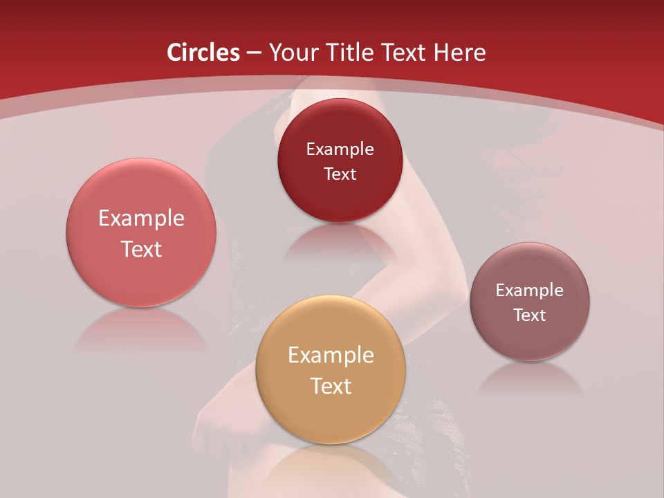 Girl Provocative Lady PowerPoint Template