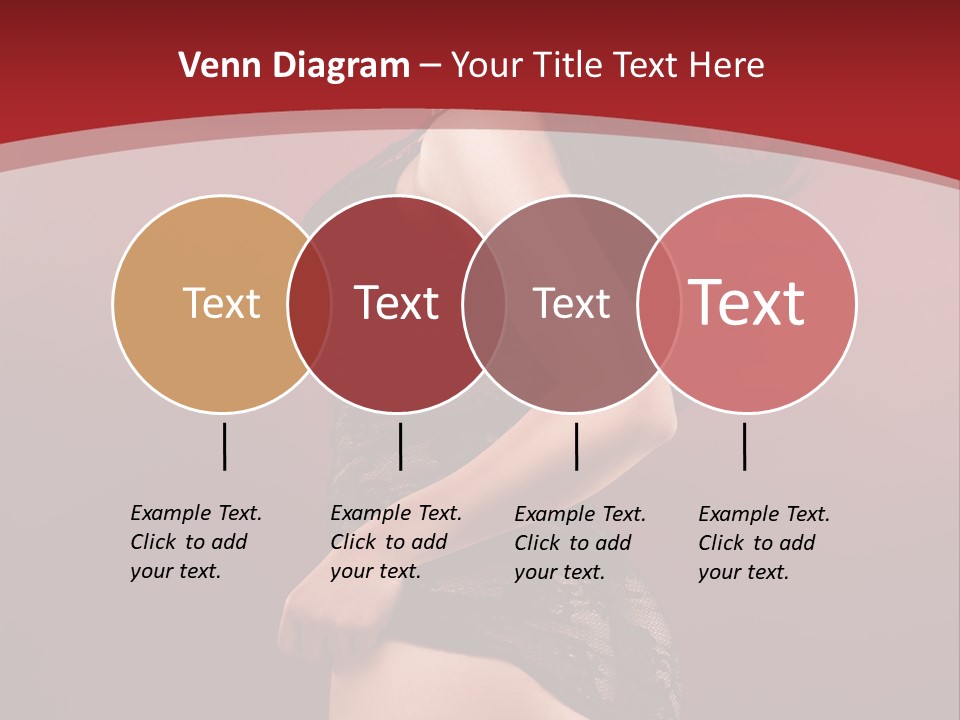 Girl Provocative Lady PowerPoint Template