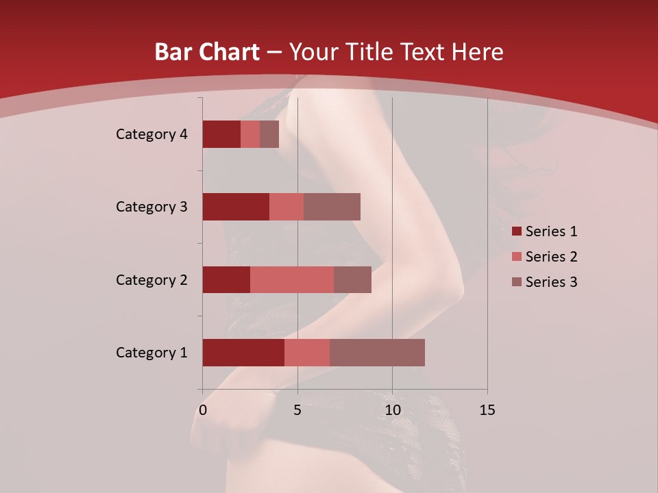 Girl Provocative Lady PowerPoint Template