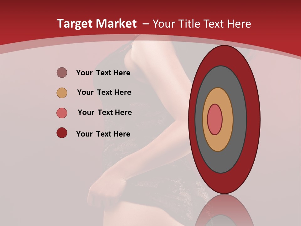 Girl Provocative Lady PowerPoint Template