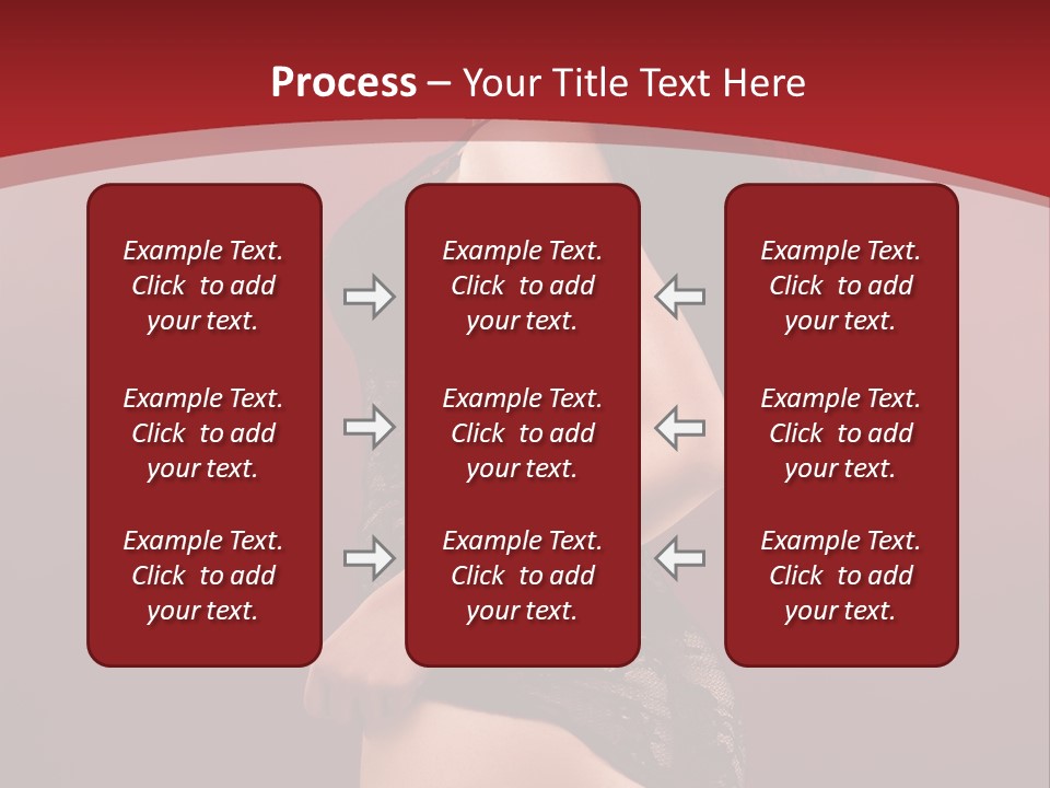 Girl Provocative Lady PowerPoint Template