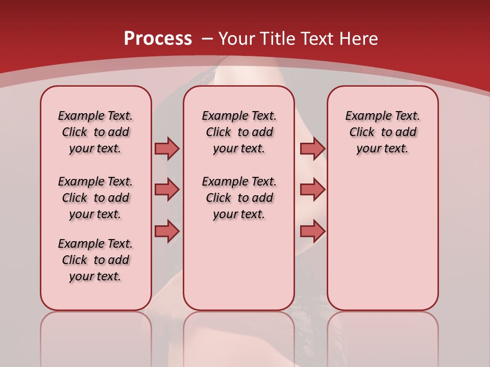 Girl Provocative Lady PowerPoint Template