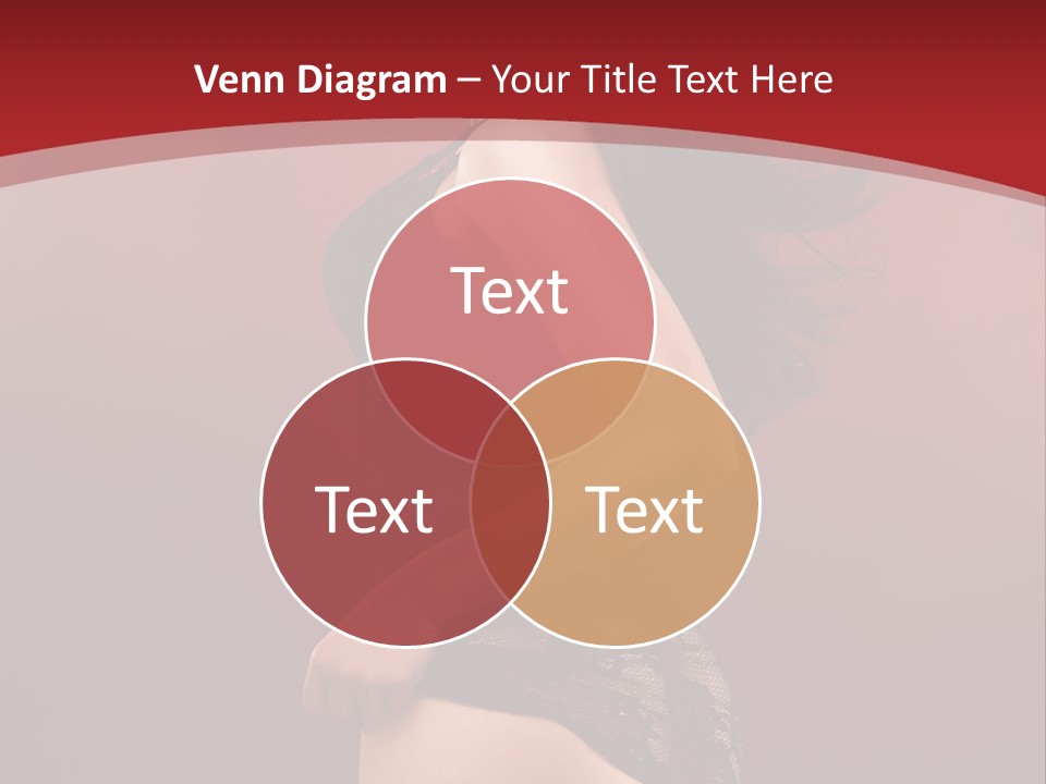 Girl Provocative Lady PowerPoint Template