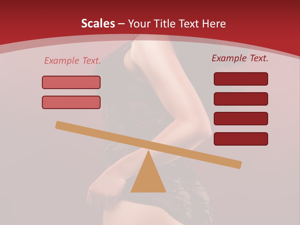 Girl Provocative Lady PowerPoint Template