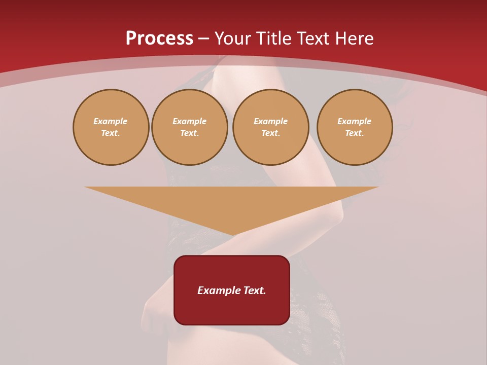 Girl Provocative Lady PowerPoint Template