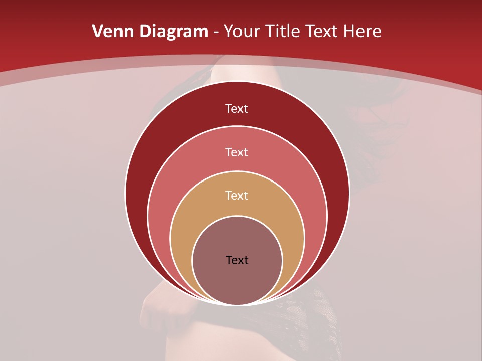 Girl Provocative Lady PowerPoint Template