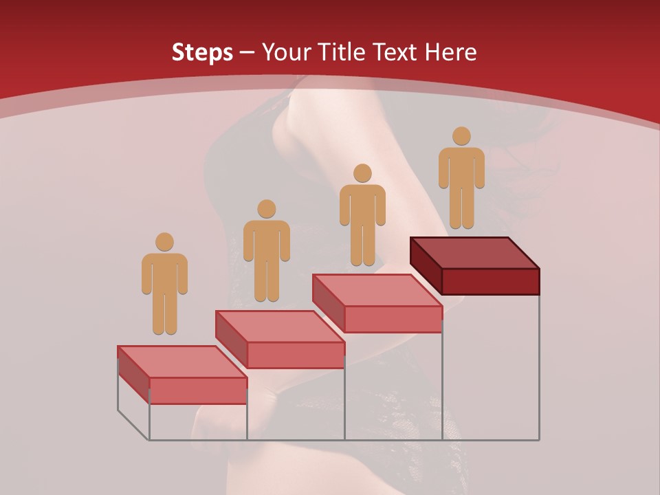 Girl Provocative Lady PowerPoint Template