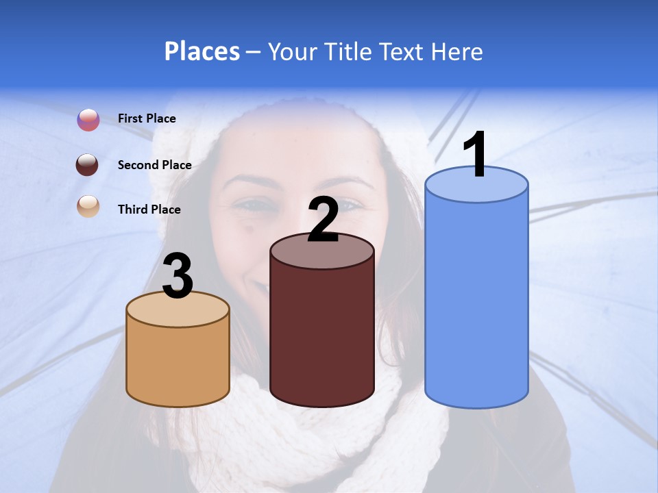 Beret Makeup Isolated PowerPoint Template