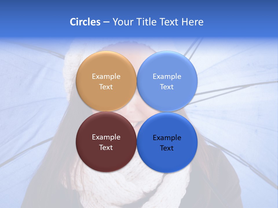 Beret Makeup Isolated PowerPoint Template