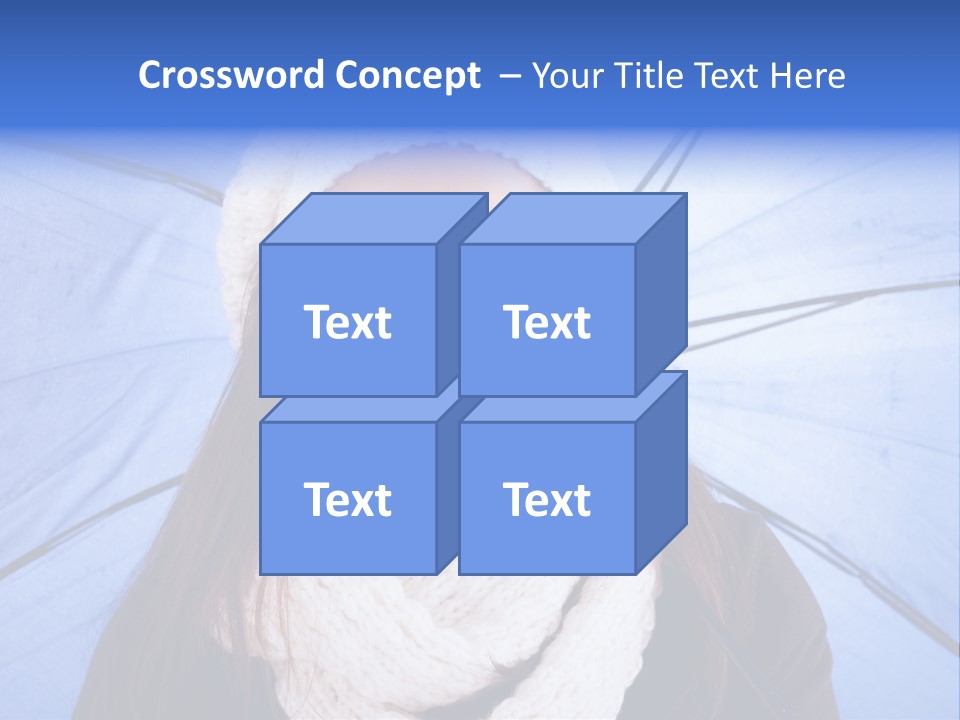 Beret Makeup Isolated PowerPoint Template