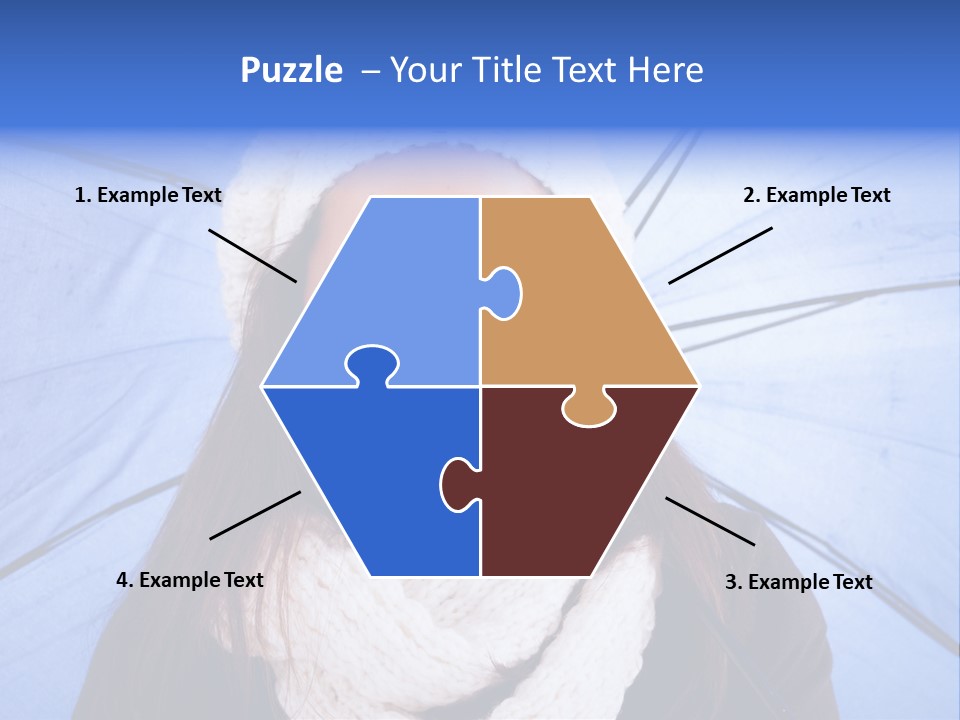 Beret Makeup Isolated PowerPoint Template