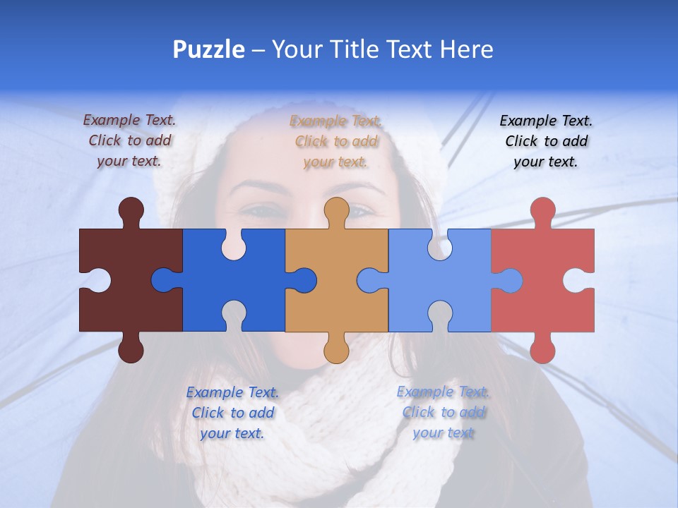 Beret Makeup Isolated PowerPoint Template