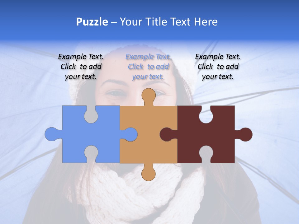 Beret Makeup Isolated PowerPoint Template