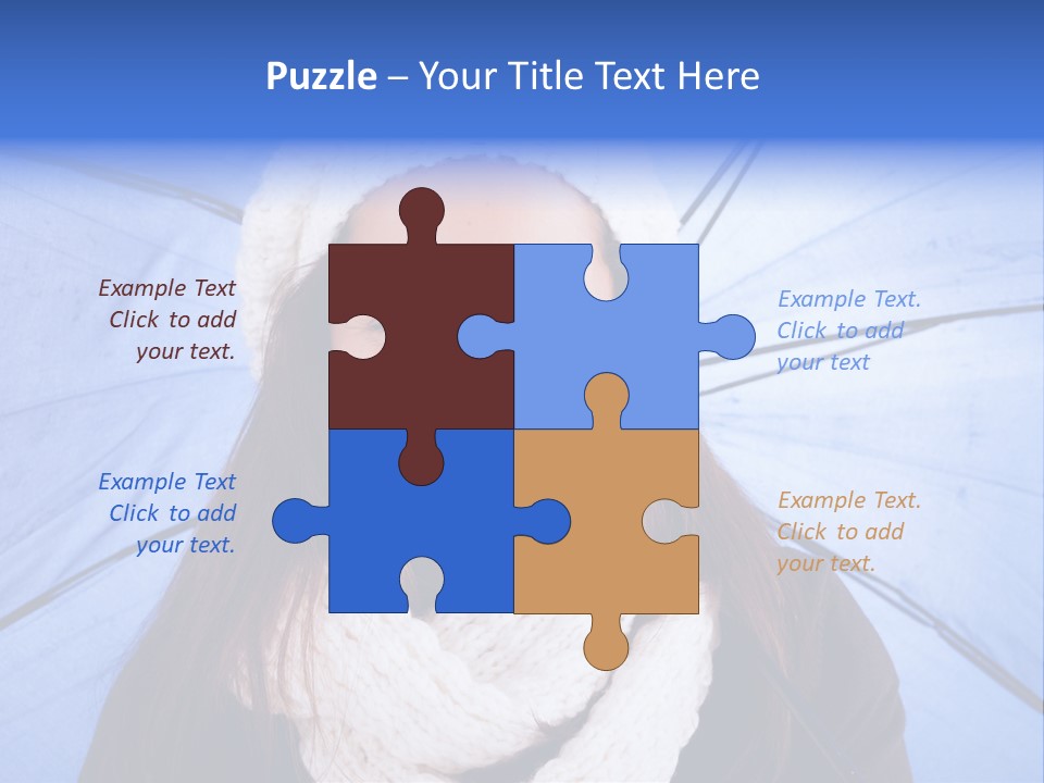 Beret Makeup Isolated PowerPoint Template