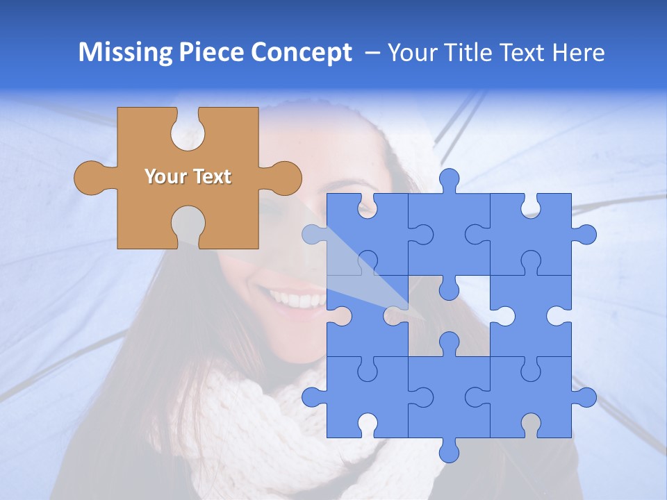 Beret Makeup Isolated PowerPoint Template