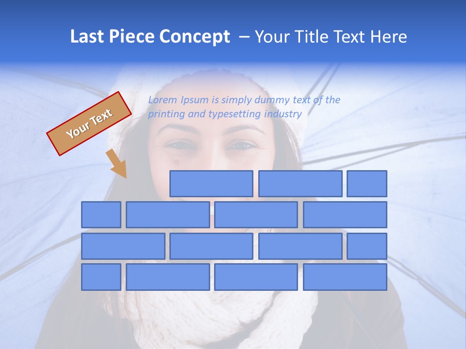 Beret Makeup Isolated PowerPoint Template