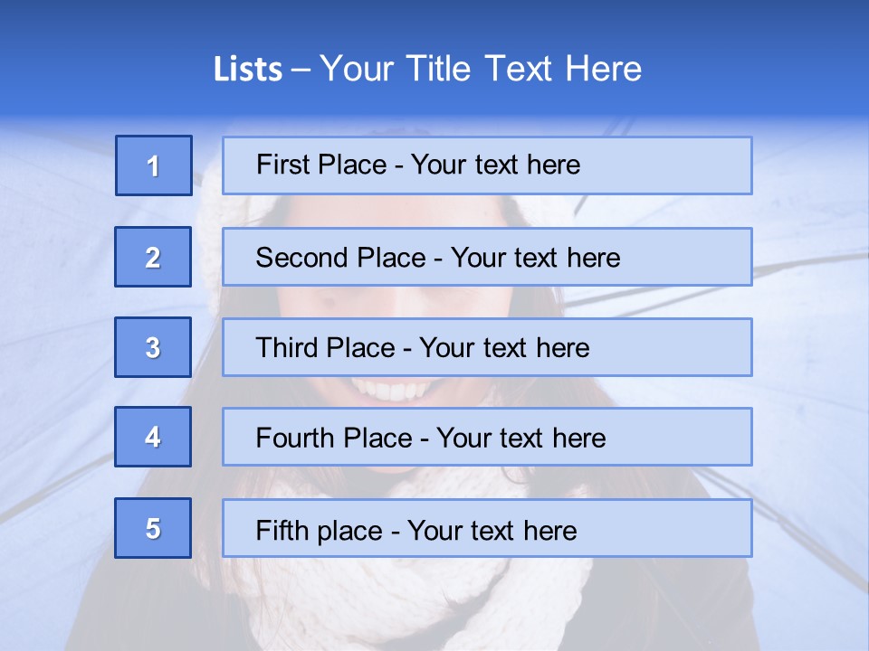 Beret Makeup Isolated PowerPoint Template