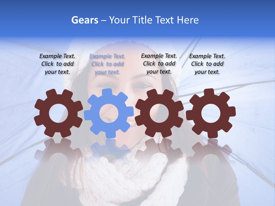 Beret Makeup Isolated PowerPoint Template