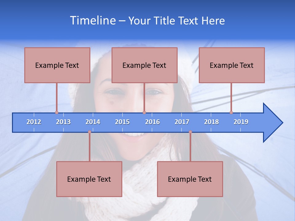 Beret Makeup Isolated PowerPoint Template