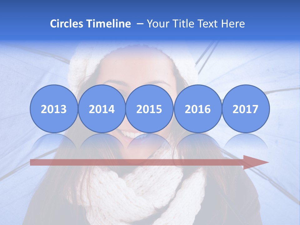 Beret Makeup Isolated PowerPoint Template