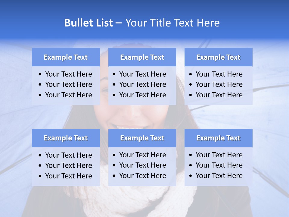 Beret Makeup Isolated PowerPoint Template