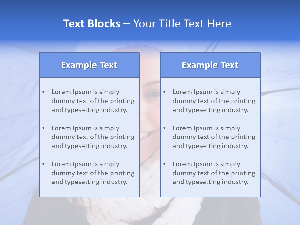 Beret Makeup Isolated PowerPoint Template