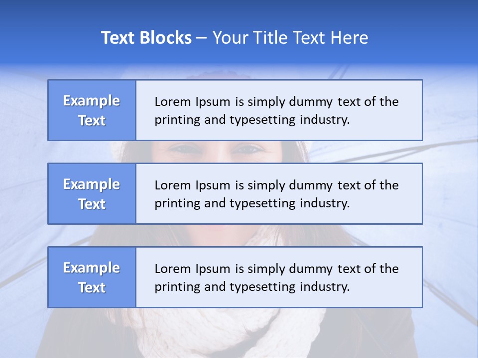 Beret Makeup Isolated PowerPoint Template