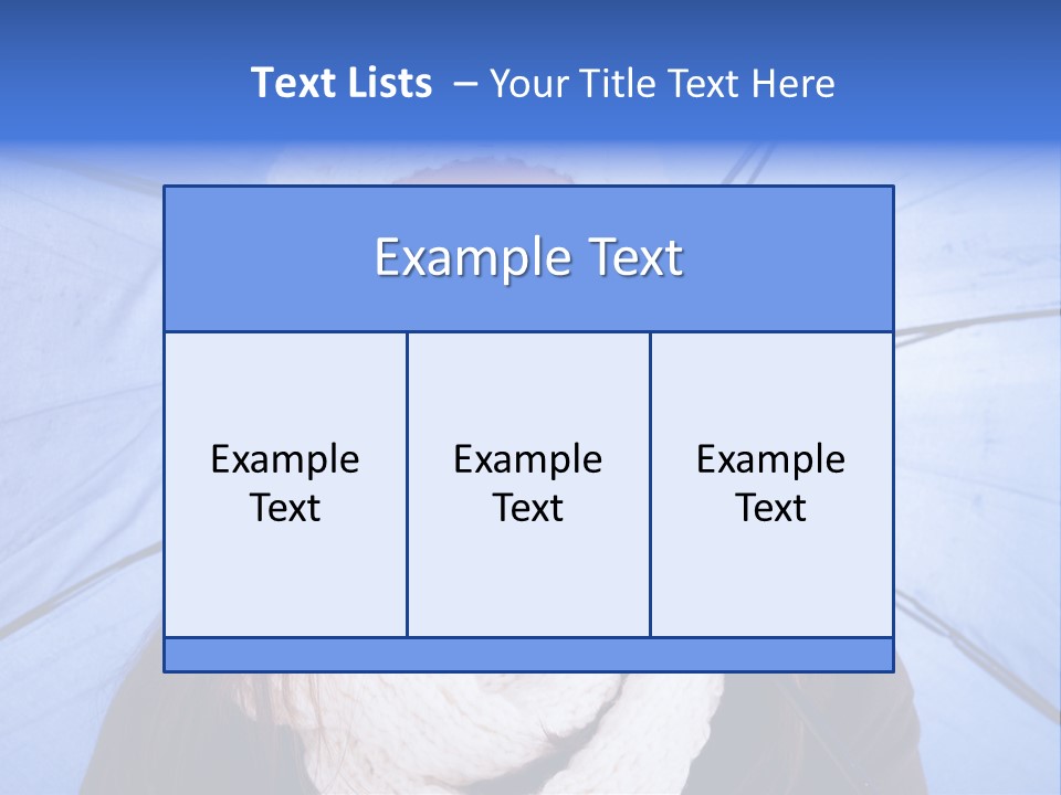 Beret Makeup Isolated PowerPoint Template