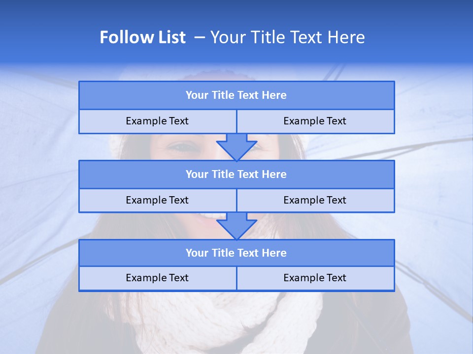 Beret Makeup Isolated PowerPoint Template