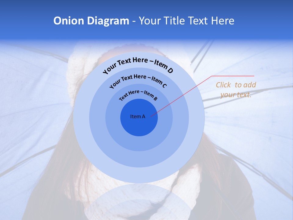 Beret Makeup Isolated PowerPoint Template