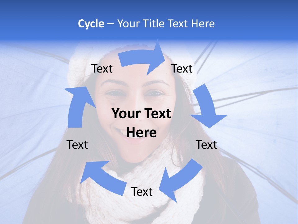 Beret Makeup Isolated PowerPoint Template