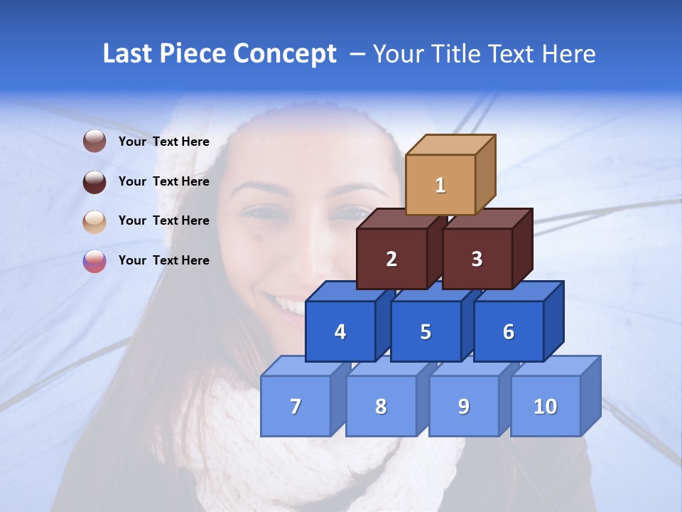 Beret Makeup Isolated PowerPoint Template