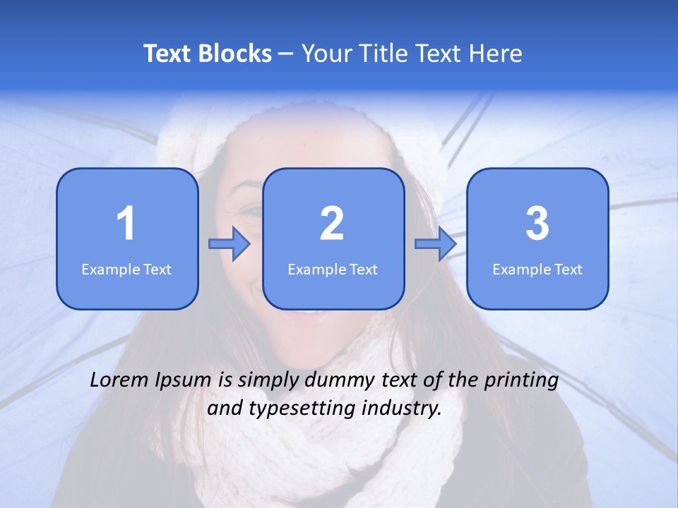 Beret Makeup Isolated PowerPoint Template