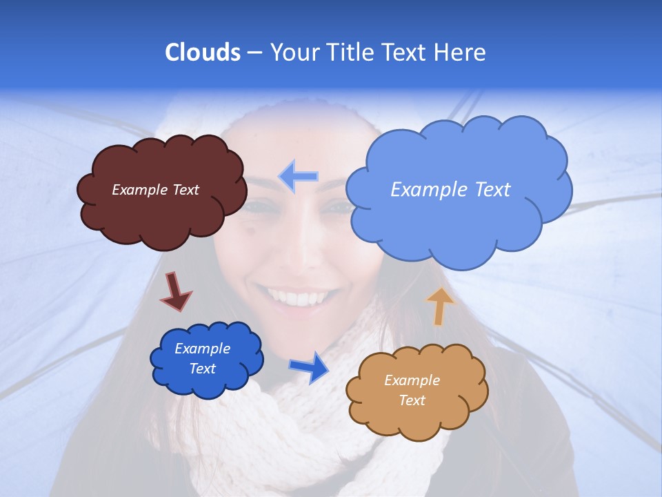 Beret Makeup Isolated PowerPoint Template