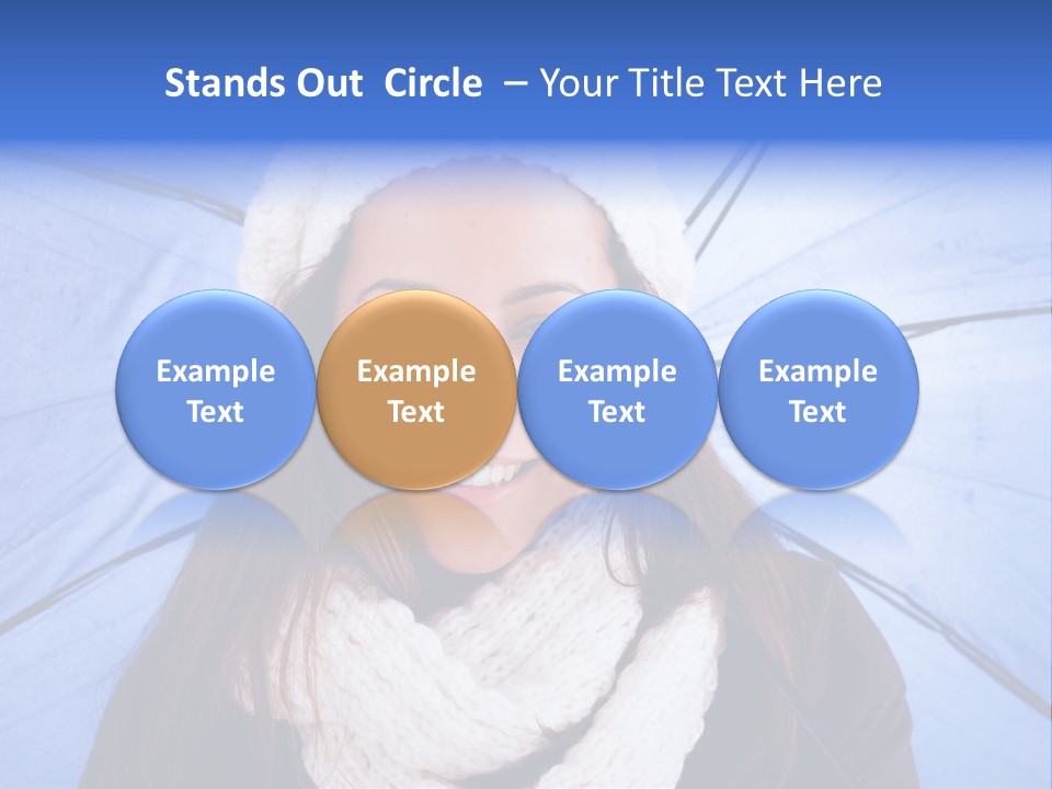 Beret Makeup Isolated PowerPoint Template