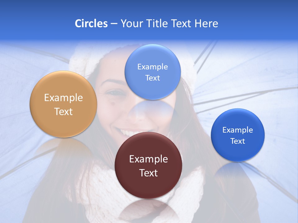 Beret Makeup Isolated PowerPoint Template